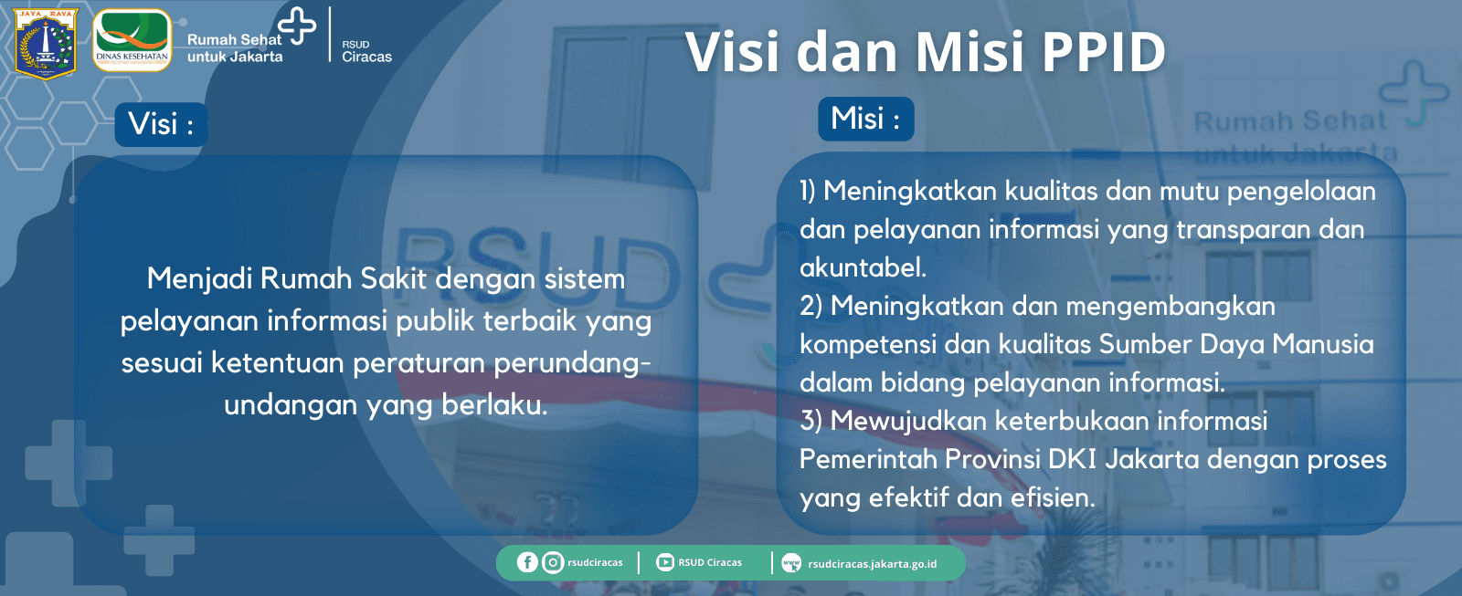 Visi dan Misi PPID RSUD Ciracas